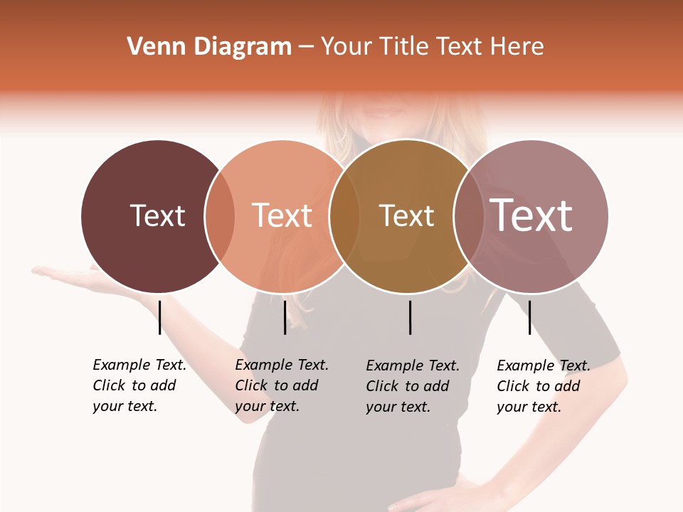 Female Help Two PowerPoint Template