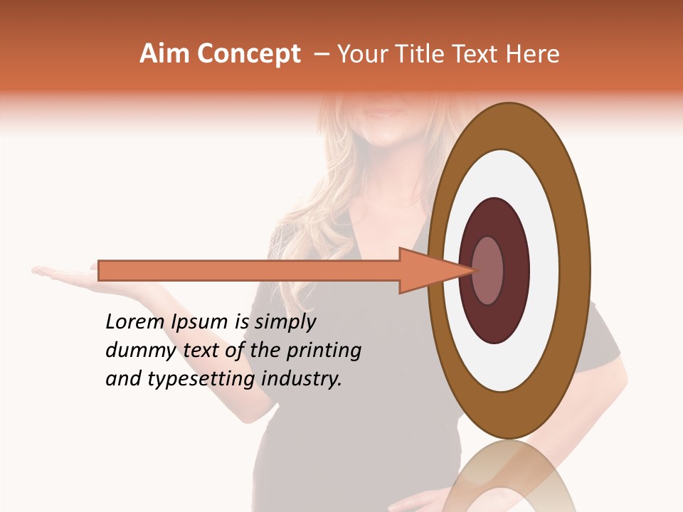 Female Help Two PowerPoint Template