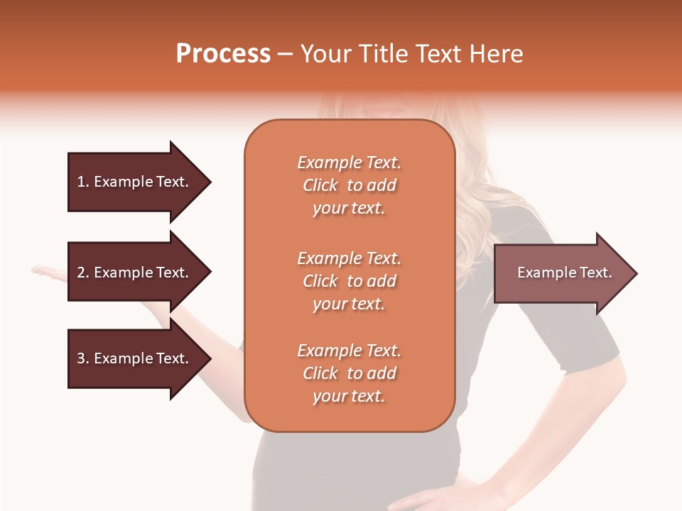 Female Help Two PowerPoint Template