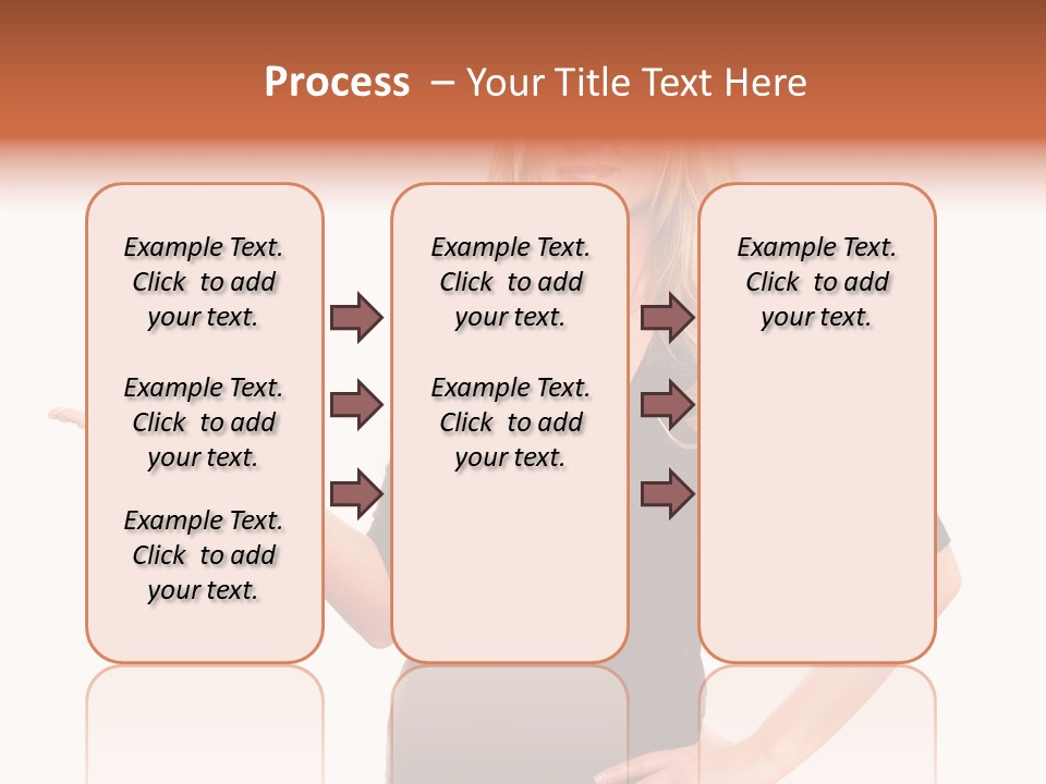 Female Help Two PowerPoint Template
