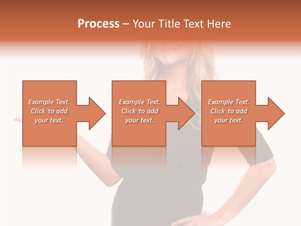Female Help Two PowerPoint Template
