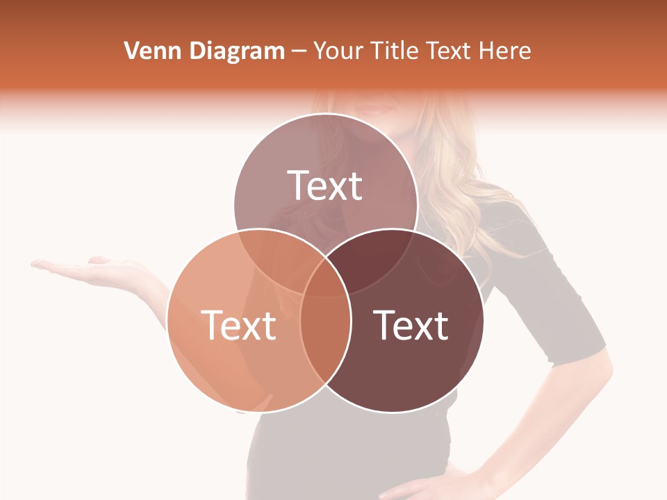 Female Help Two PowerPoint Template