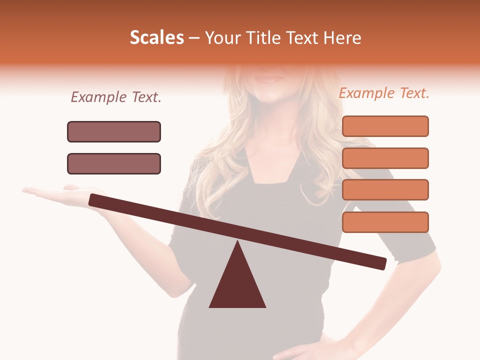 Female Help Two PowerPoint Template