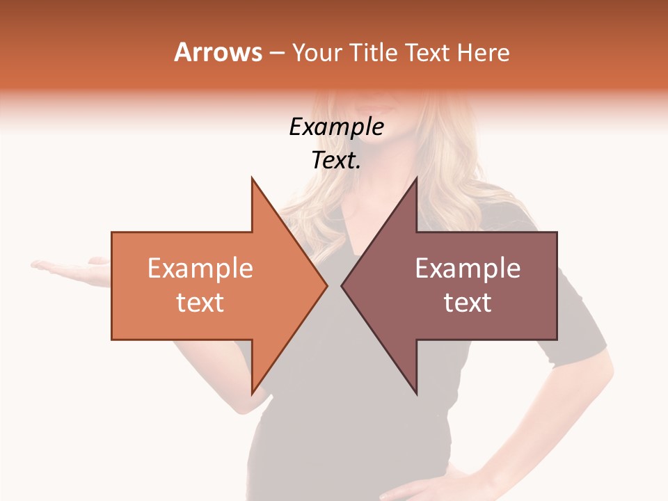 Female Help Two PowerPoint Template