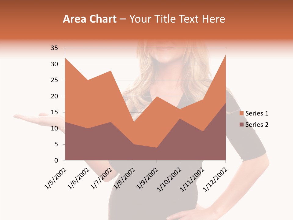 Female Help Two PowerPoint Template