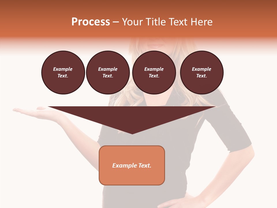 Female Help Two PowerPoint Template