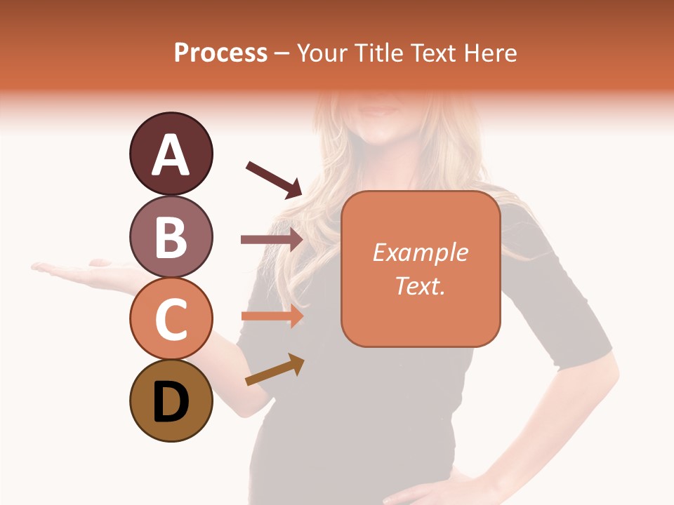 Female Help Two PowerPoint Template