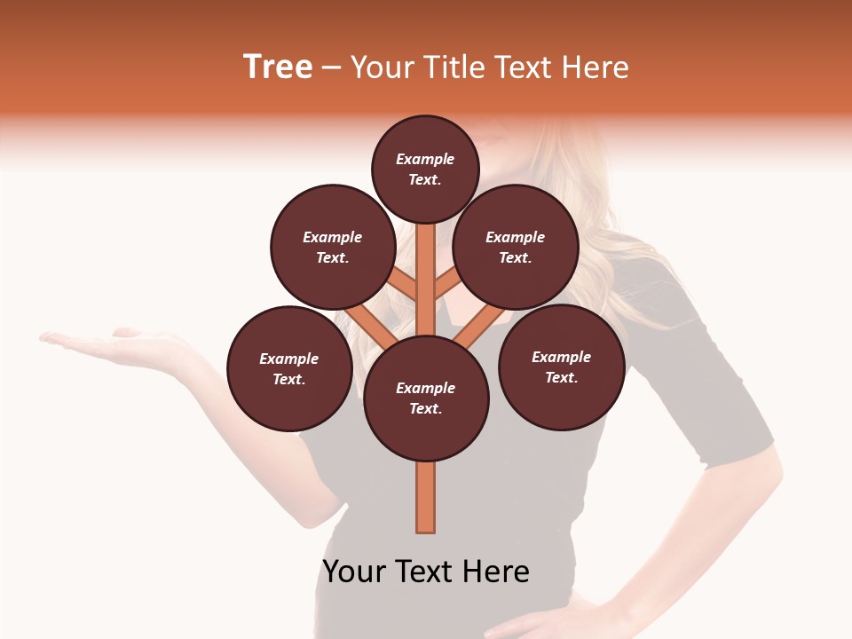 Female Help Two PowerPoint Template