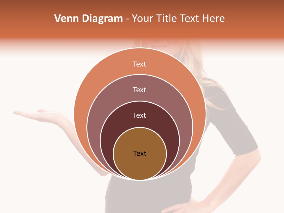 Female Help Two PowerPoint Template