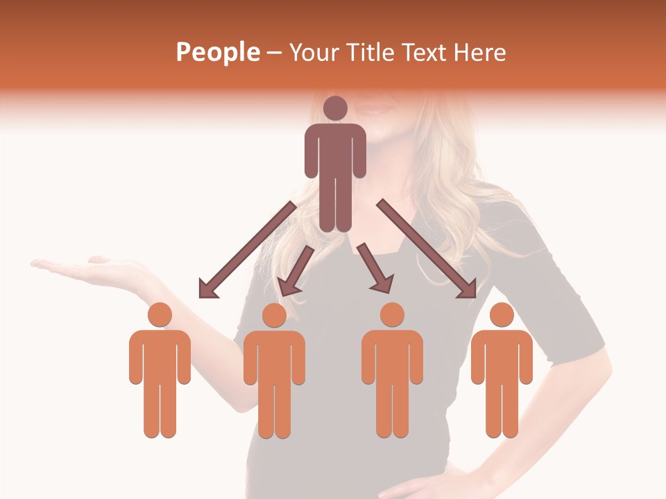 Female Help Two PowerPoint Template