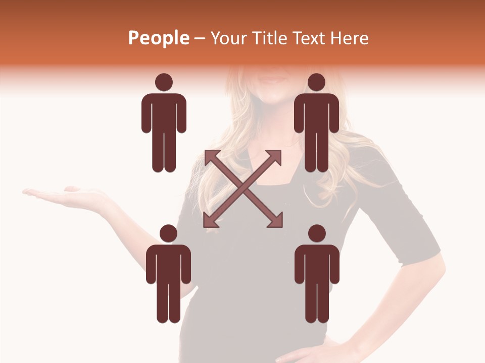 Female Help Two PowerPoint Template