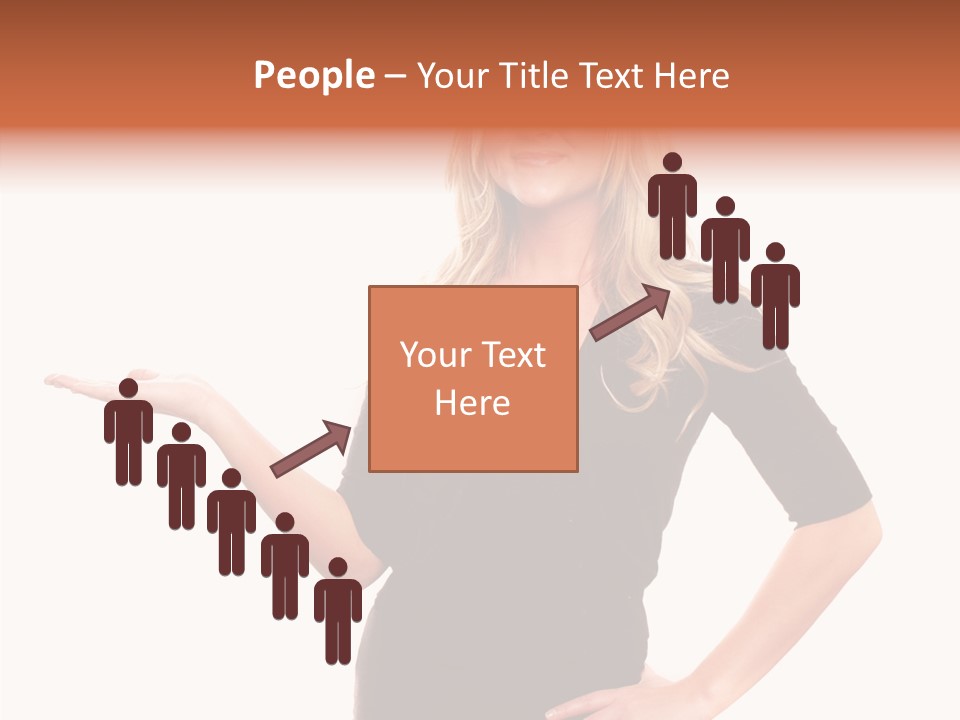 Female Help Two PowerPoint Template