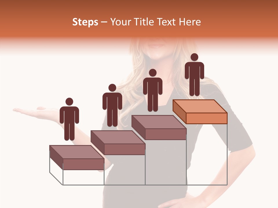 Female Help Two PowerPoint Template