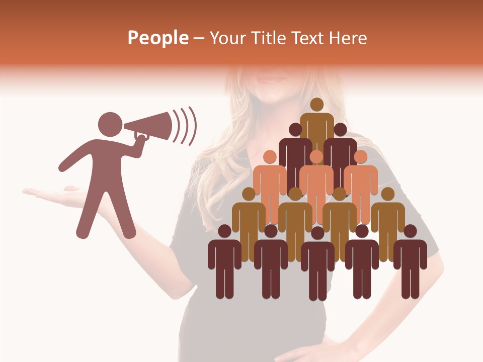 Female Help Two PowerPoint Template