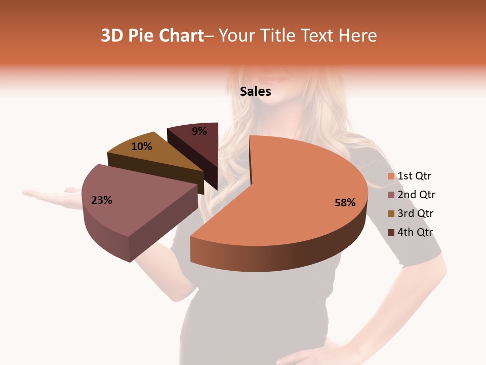 Female Help Two PowerPoint Template