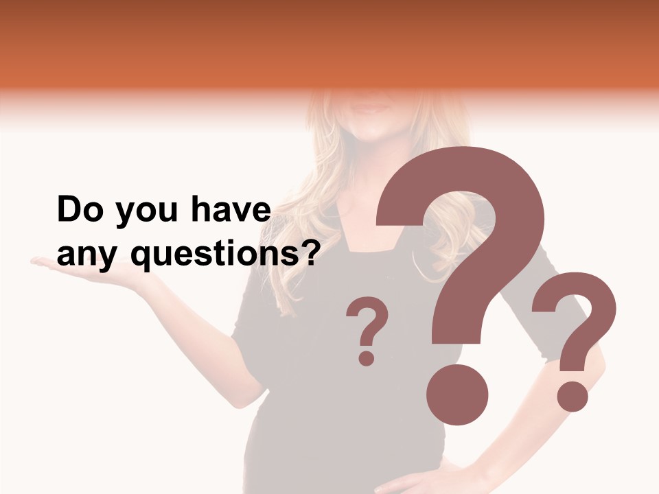 Female Help Two PowerPoint Template