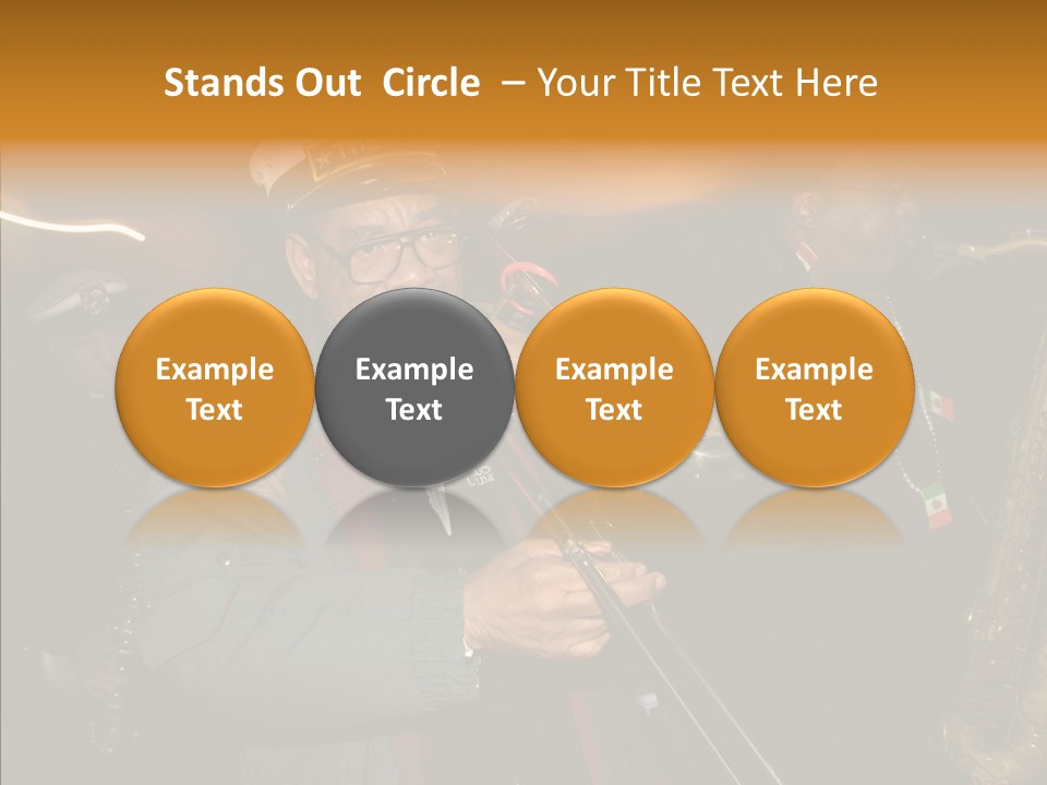 Care Young Aging PowerPoint Template