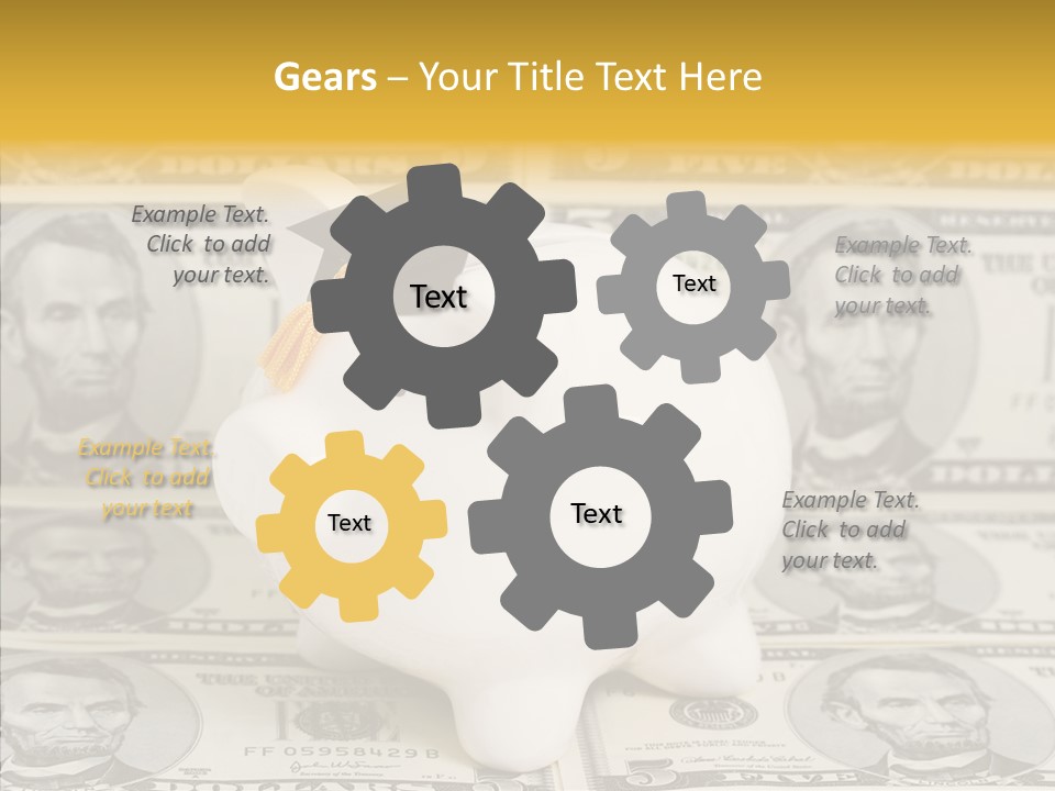 Assistance Closeup Hold PowerPoint Template