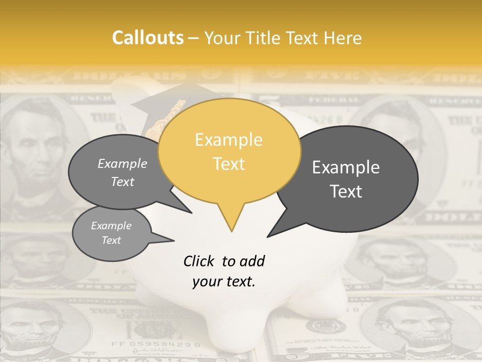 Assistance Closeup Hold PowerPoint Template