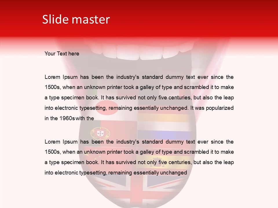 Female Hand Assist PowerPoint Template