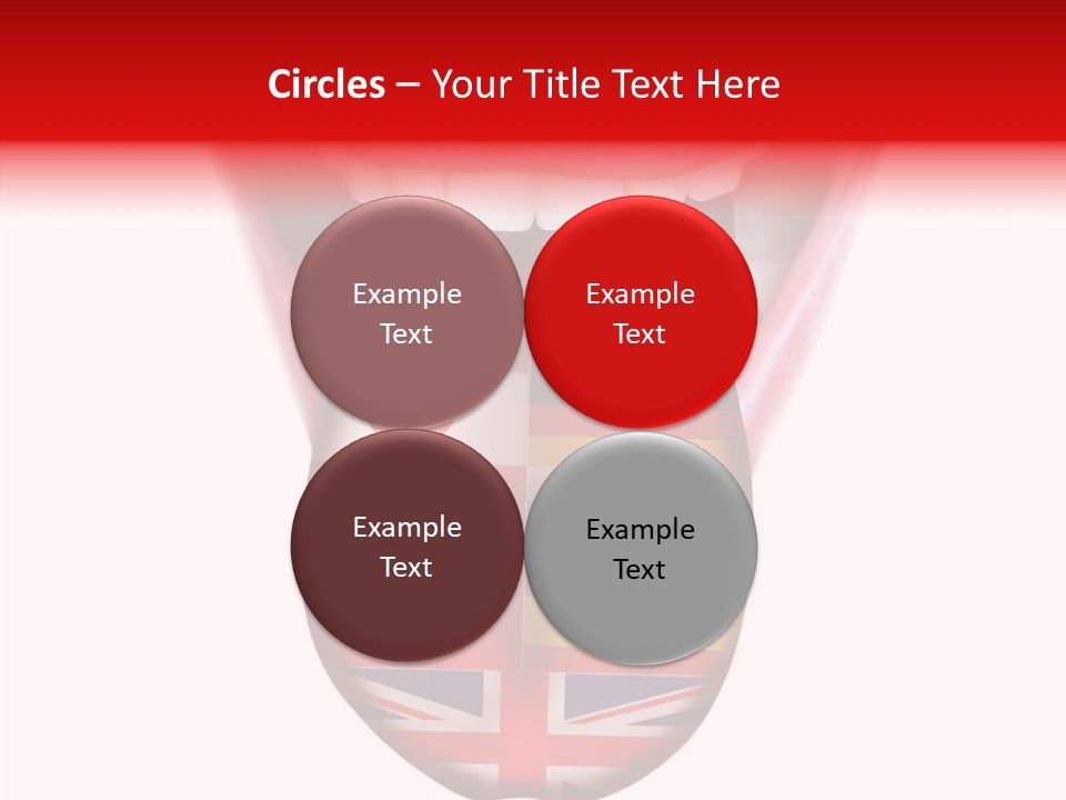 Female Hand Assist PowerPoint Template