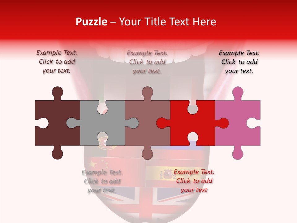 Female Hand Assist PowerPoint Template