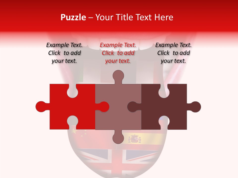 Female Hand Assist PowerPoint Template