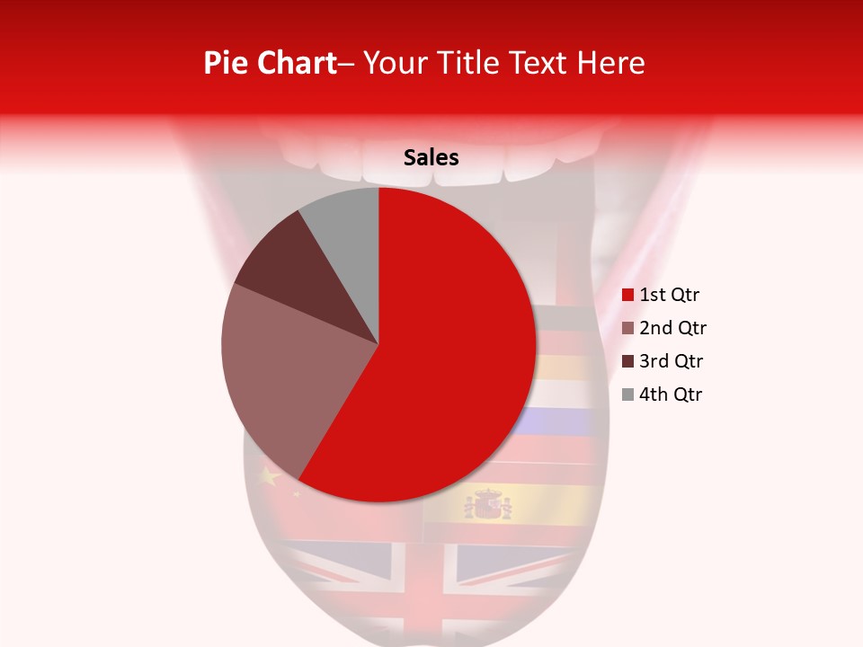 Female Hand Assist PowerPoint Template