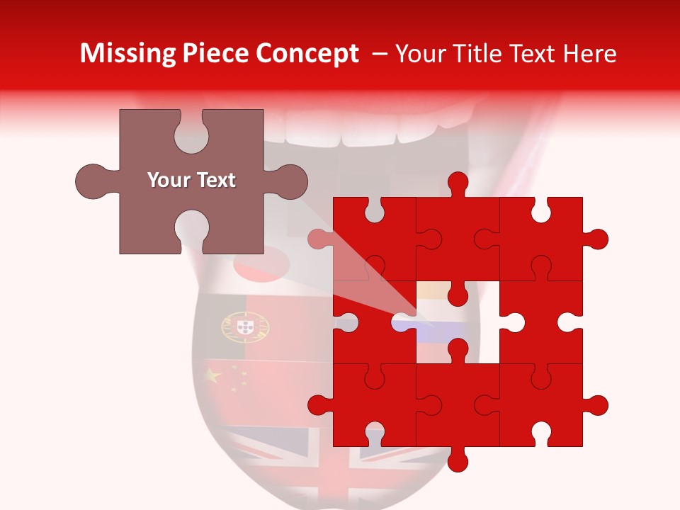 Female Hand Assist PowerPoint Template