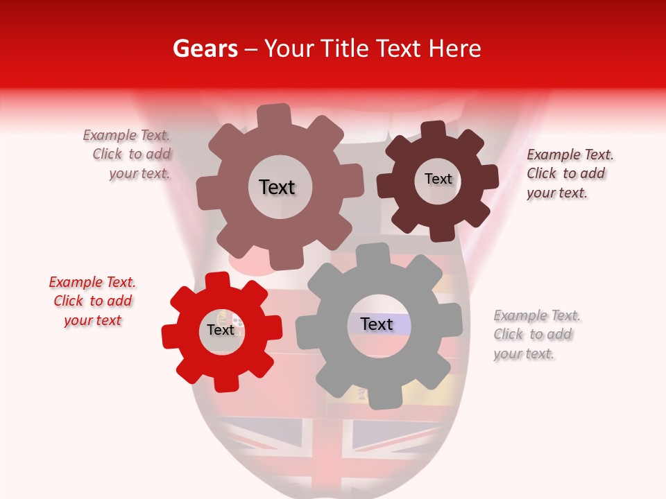 Female Hand Assist PowerPoint Template