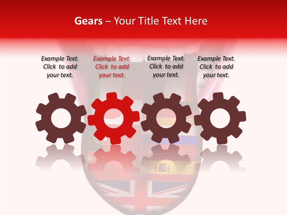 Female Hand Assist PowerPoint Template