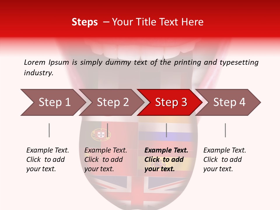 Female Hand Assist PowerPoint Template