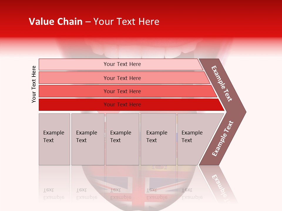 Female Hand Assist PowerPoint Template