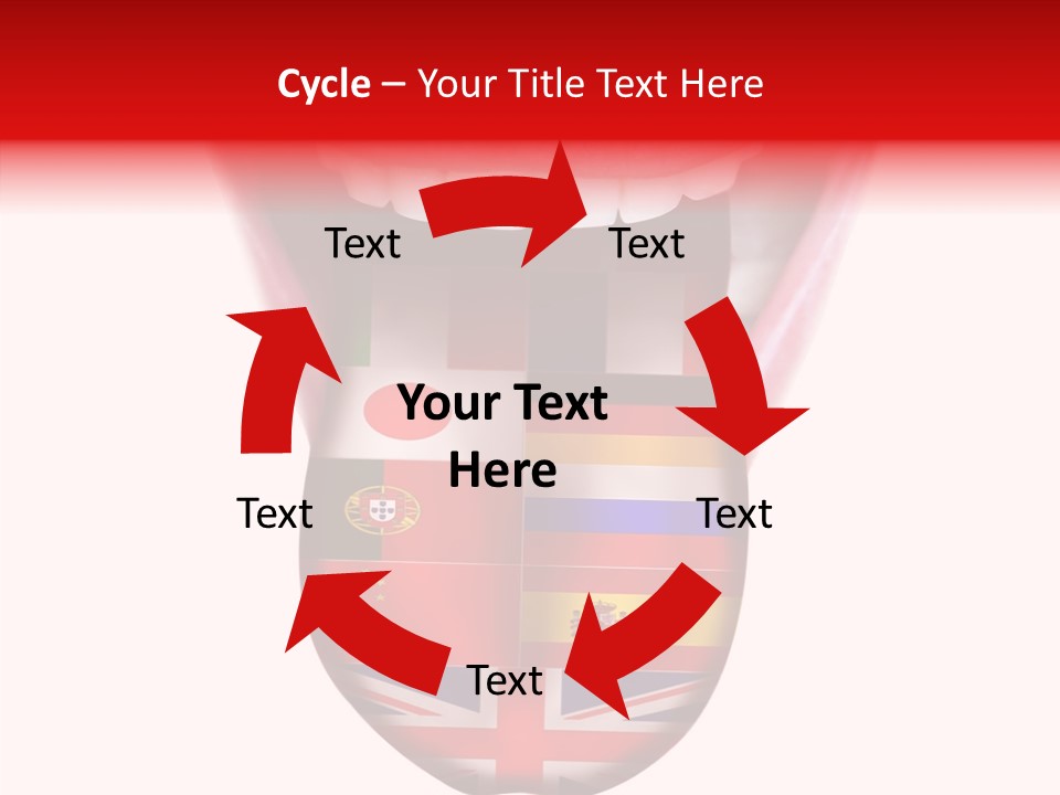 Female Hand Assist PowerPoint Template