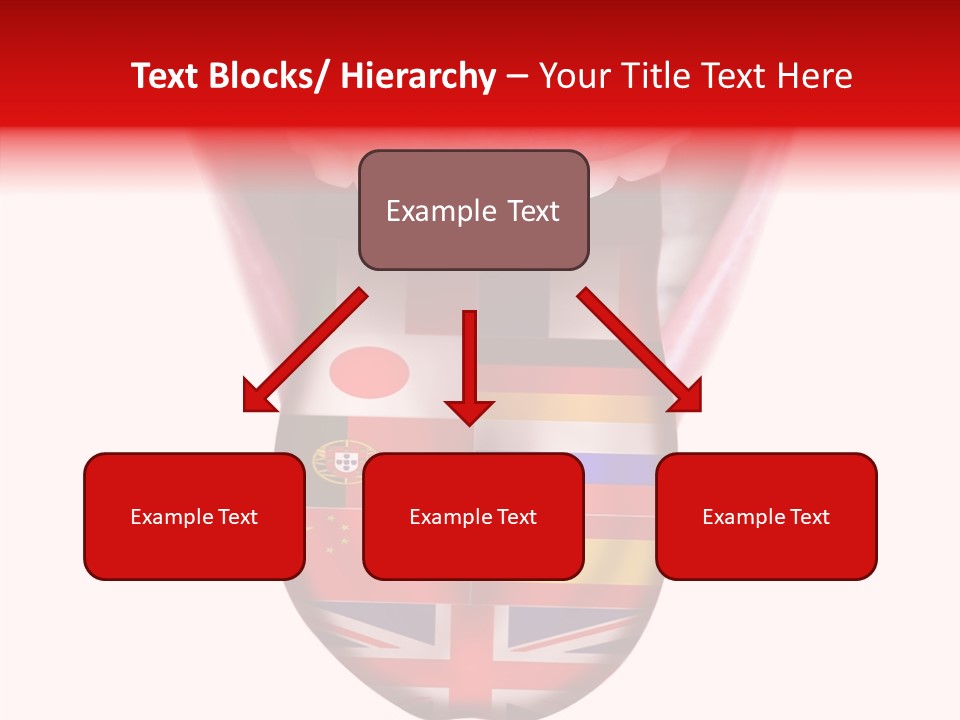 Female Hand Assist PowerPoint Template