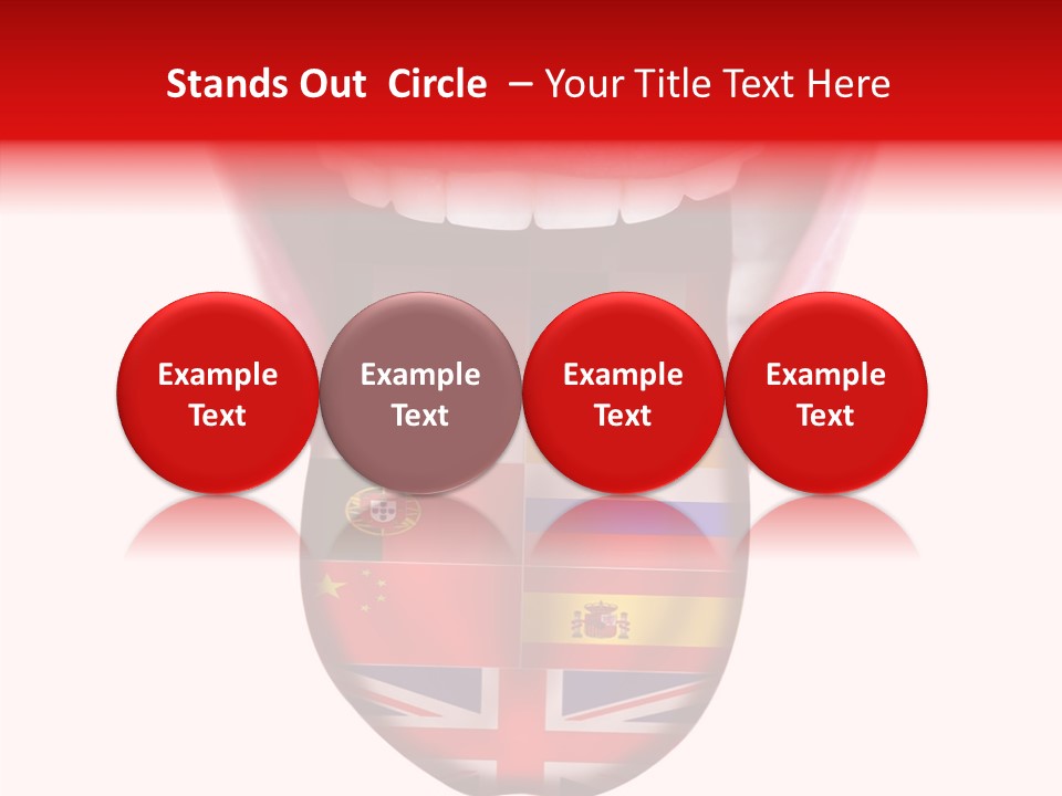 Female Hand Assist PowerPoint Template