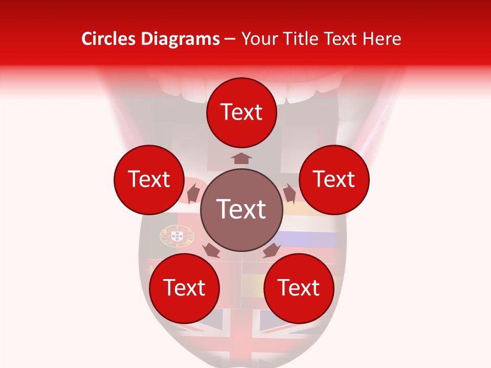 Female Hand Assist PowerPoint Template