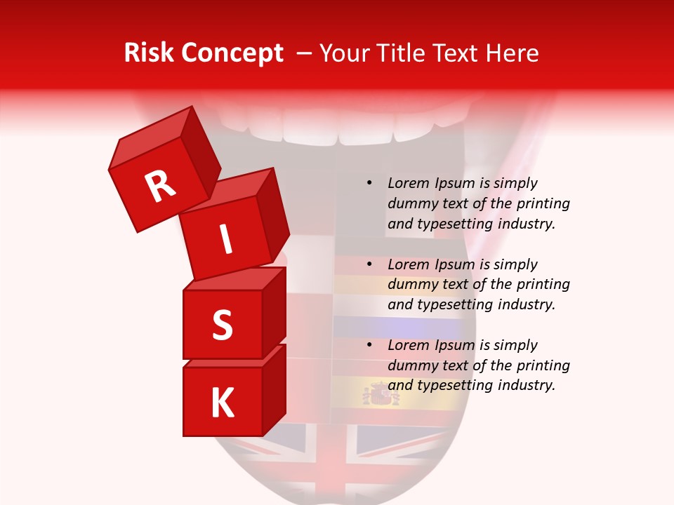 Female Hand Assist PowerPoint Template