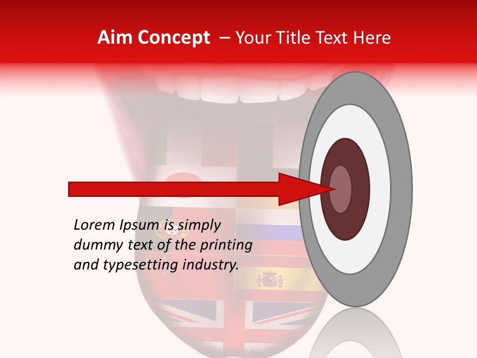 Female Hand Assist PowerPoint Template