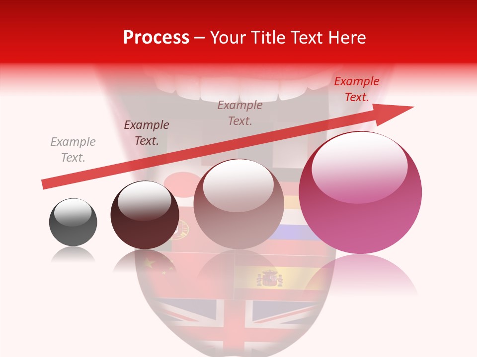 Female Hand Assist PowerPoint Template