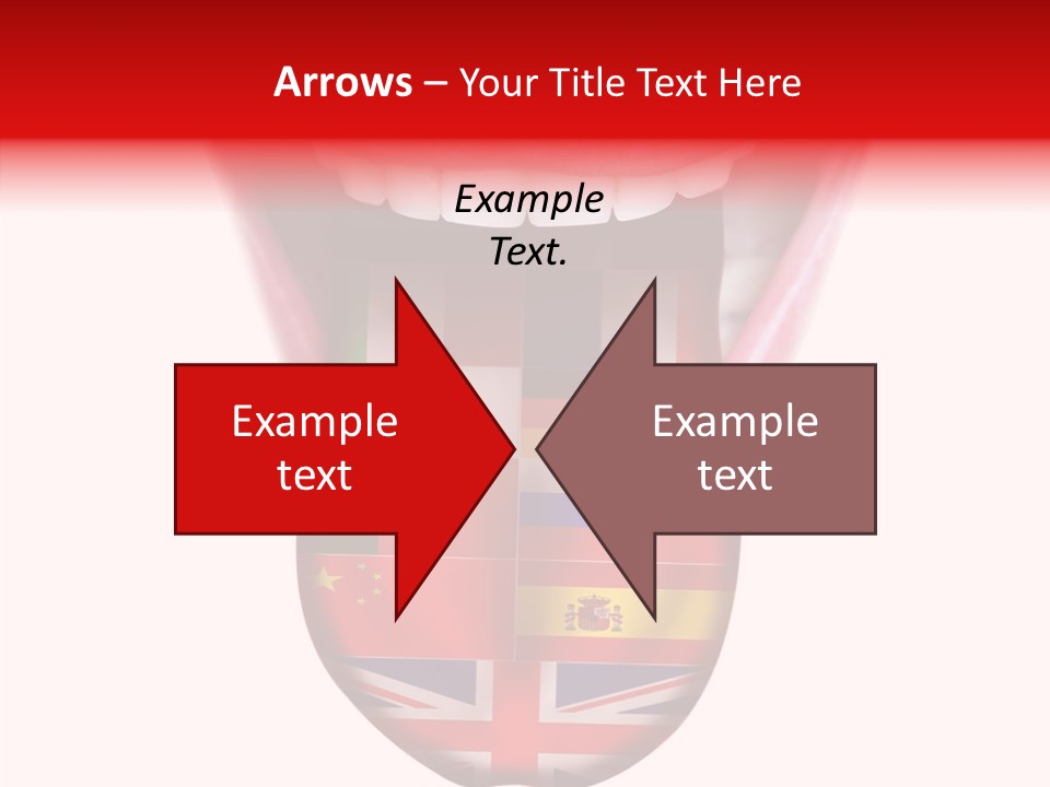 Female Hand Assist PowerPoint Template