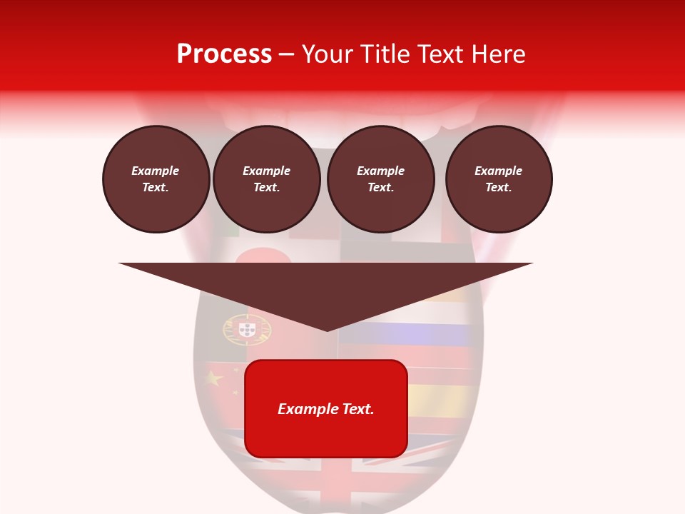 Female Hand Assist PowerPoint Template