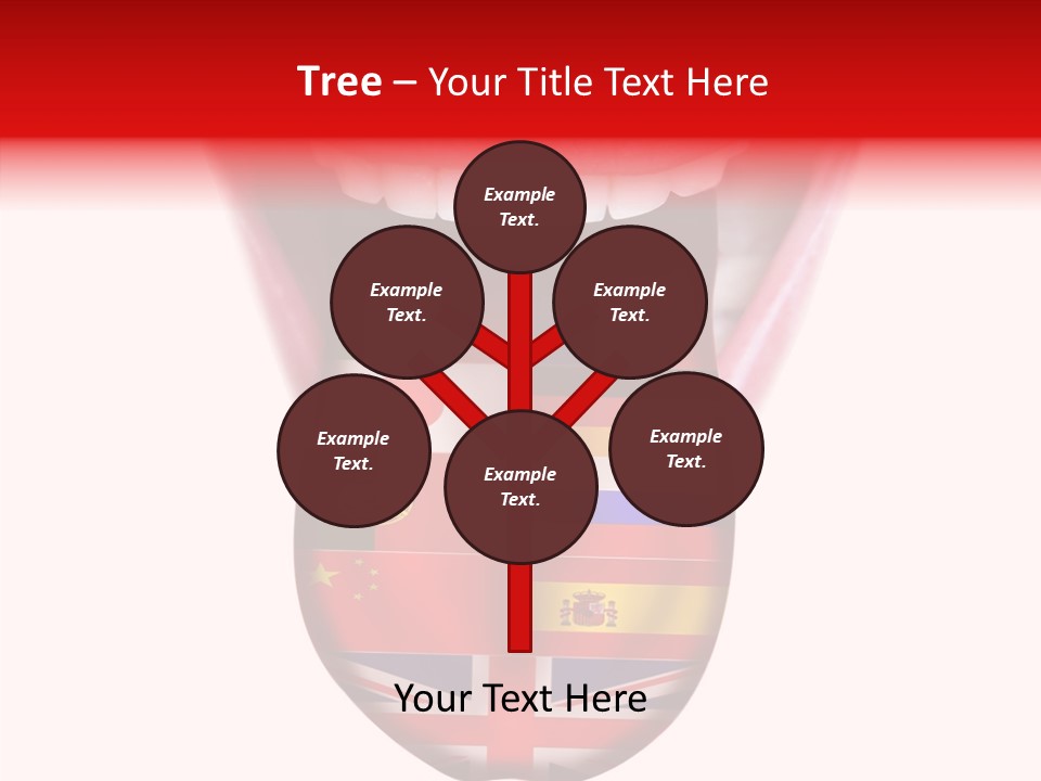 Female Hand Assist PowerPoint Template