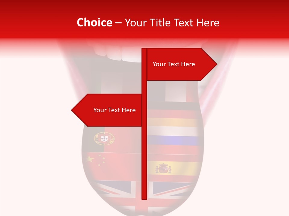 Female Hand Assist PowerPoint Template