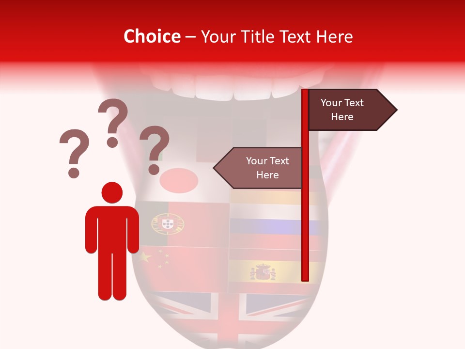 Female Hand Assist PowerPoint Template