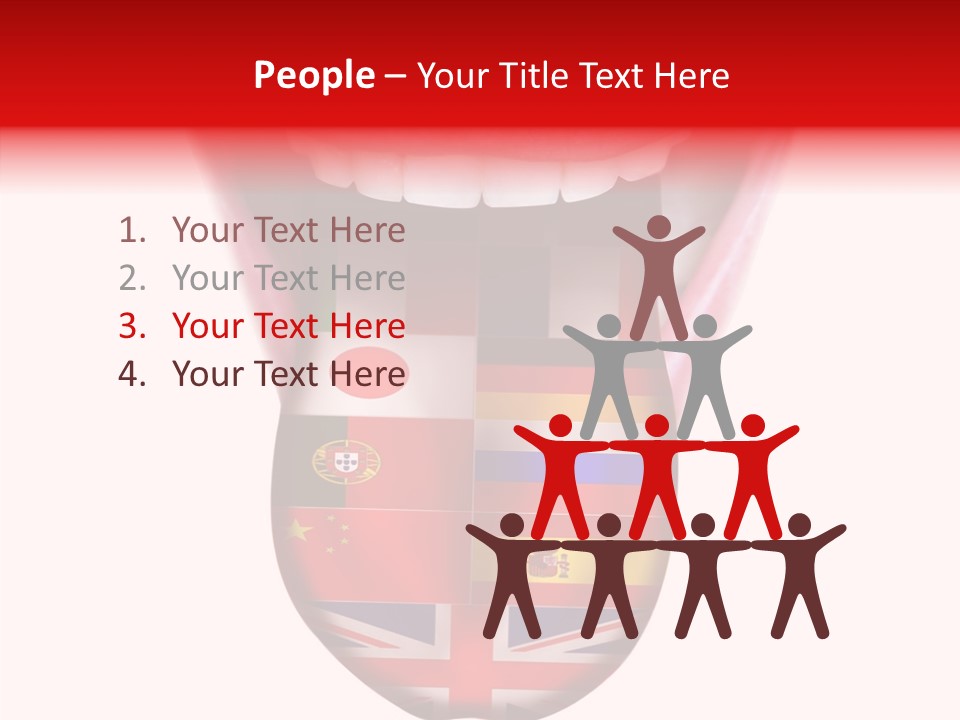 Female Hand Assist PowerPoint Template