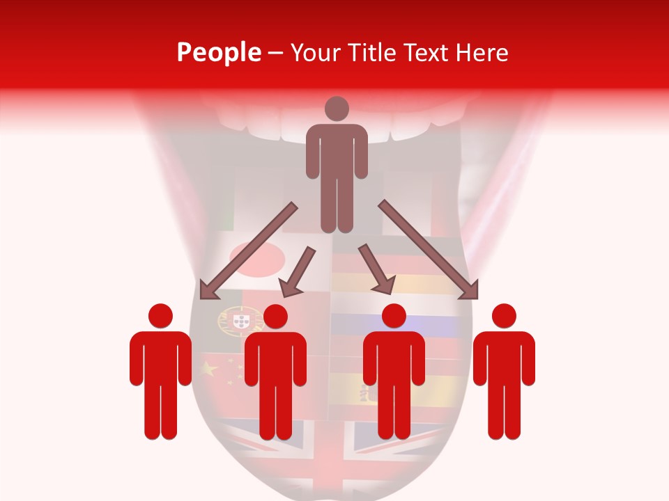 Female Hand Assist PowerPoint Template