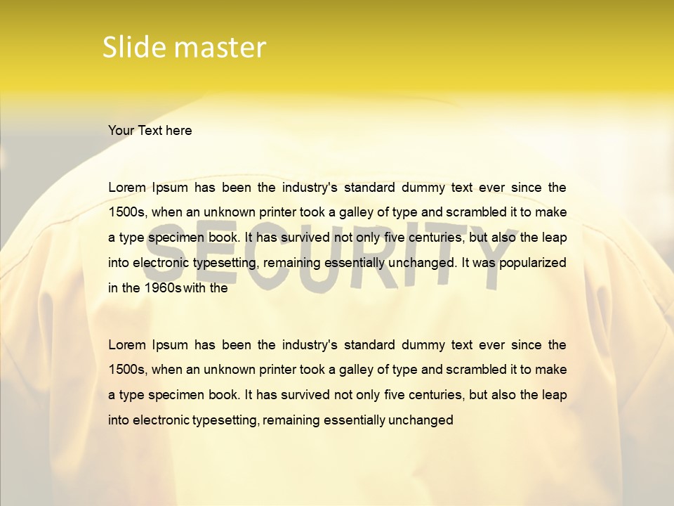 Aging White Background Elder PowerPoint Template