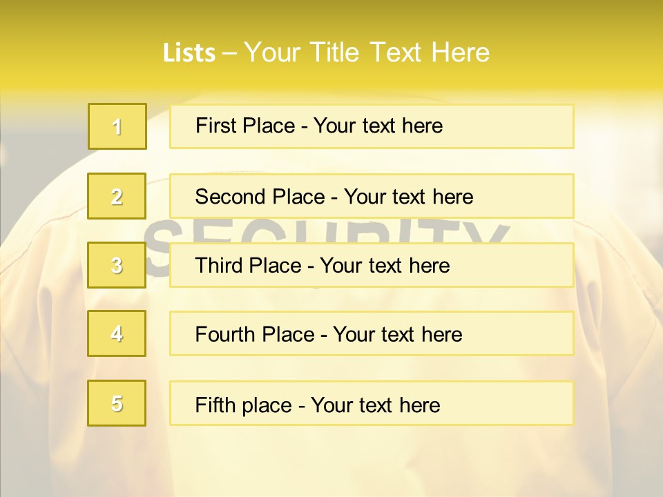 Aging White Background Elder PowerPoint Template