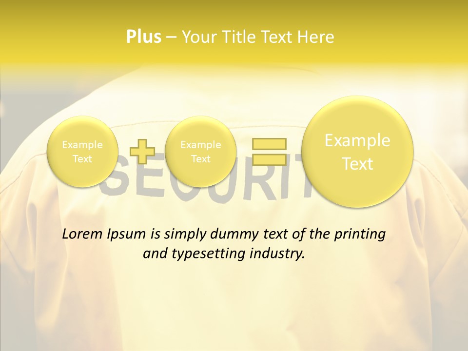 Aging White Background Elder PowerPoint Template